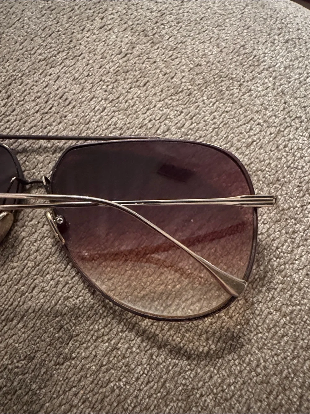 DITA CONDOR Aviator Sunglasses with Brown Gradient Lenses and Gold Frame